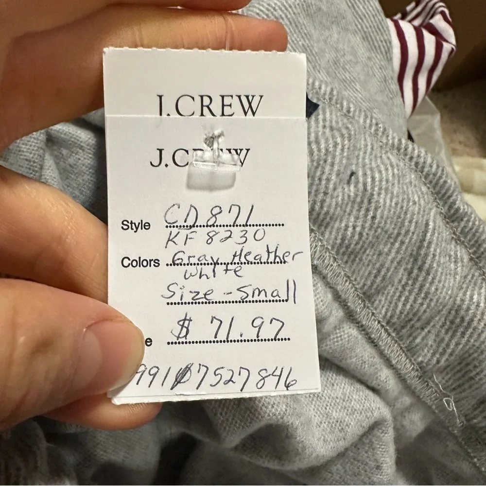 J. Crew 85% polyester